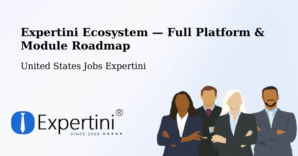 Expertini Ecosystem — Full Platform & Module Roadmap – Secaucus